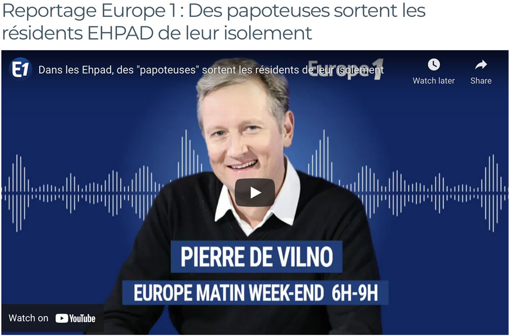 Reportage Europe 1 : Des papoteuses